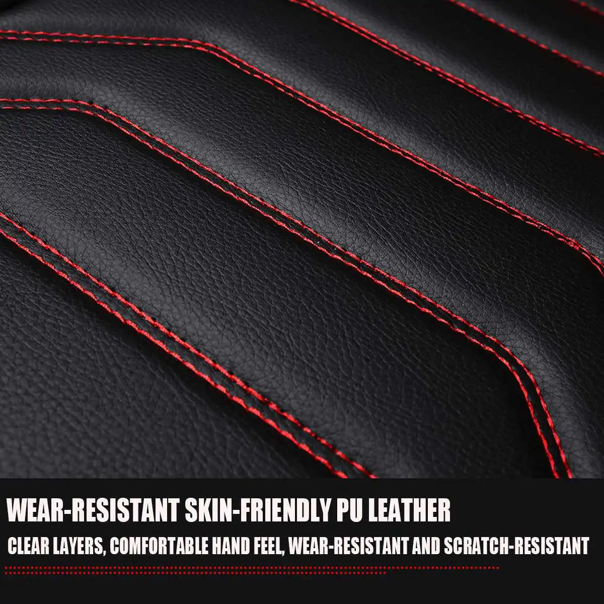 5 Seats Universal Car Seat Cover PU Headrest Waist Pillows 5D For Auto SUV - S & R Enterprises