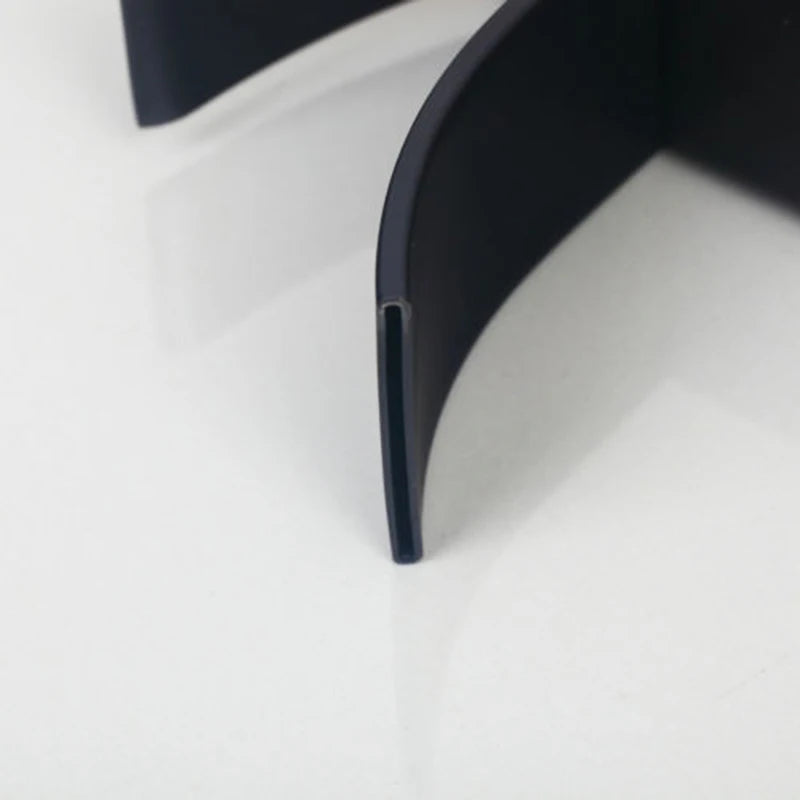 JIENI Tempered Glass Hand Painted Waterfall Spout Basin Black Tap Bathroom - S & R Enterprises