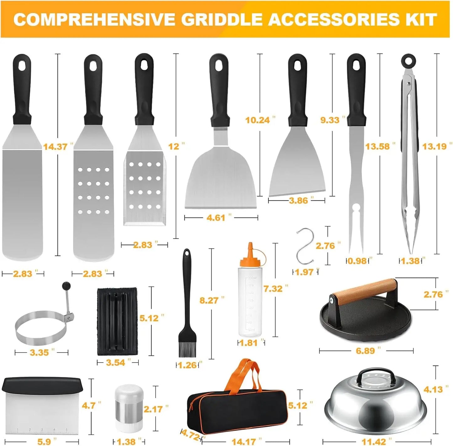 Griddle Accessories Kit Flat Top Grill Accessories