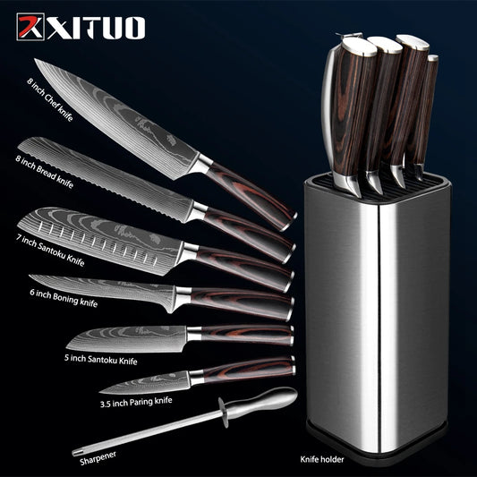 Chef Knife Set Stainless Steel Knife