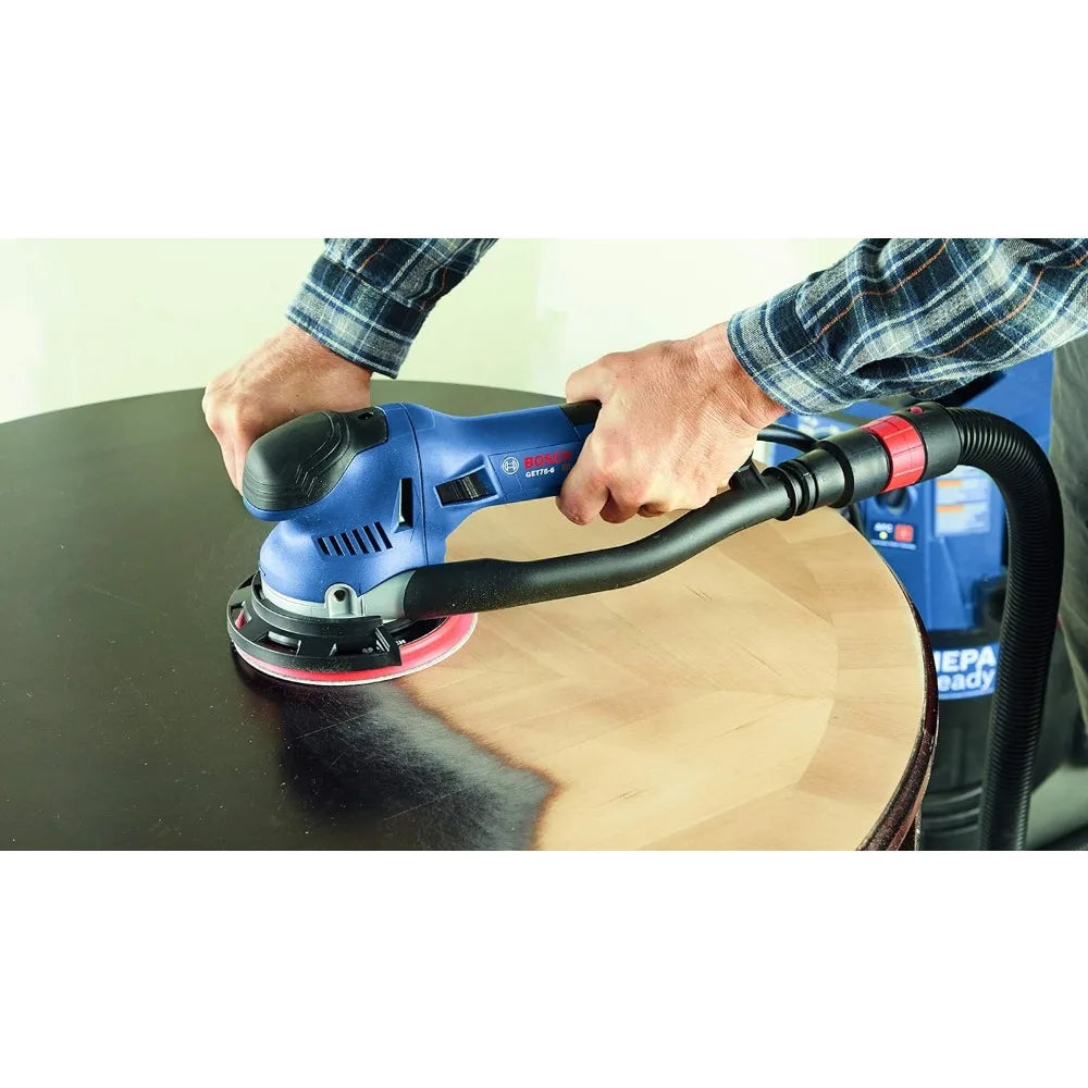 Power Tools - Electric Orbital Sander, Polisher - 7.5 Amp, Corded, 6"