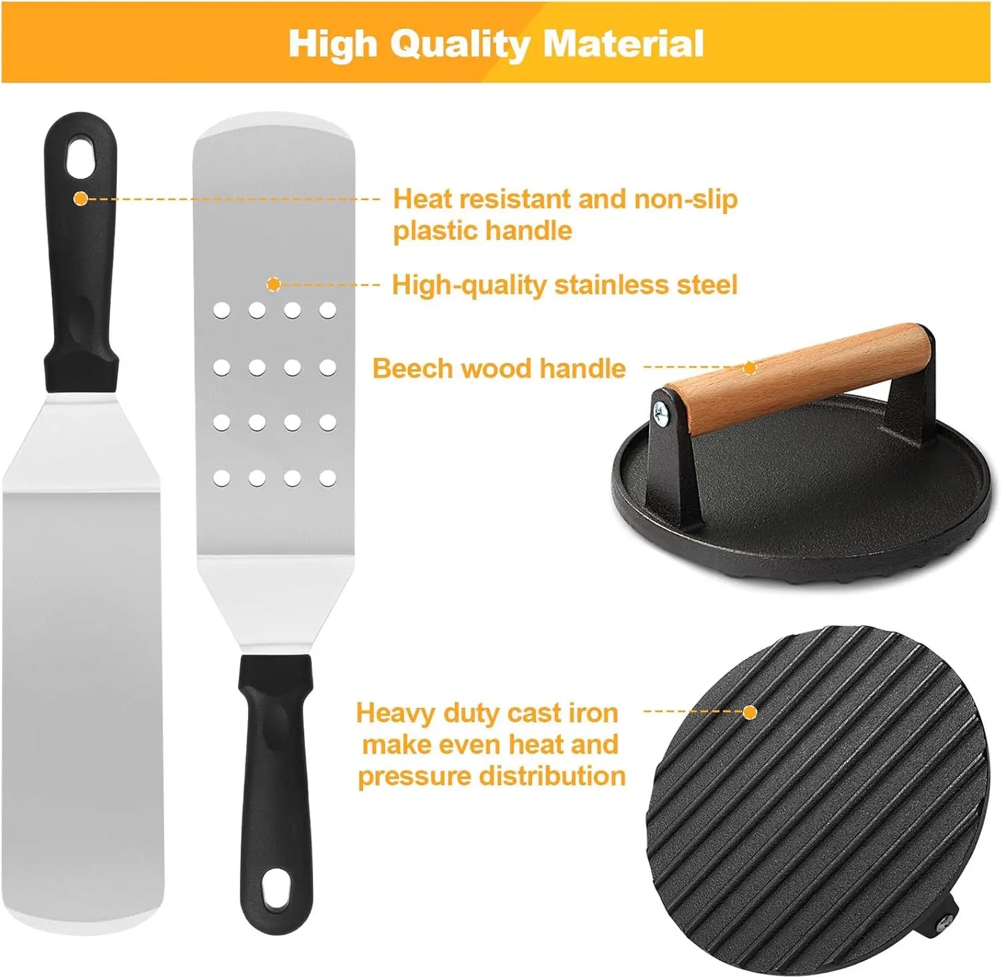 Griddle Accessories Kit Flat Top Grill Accessories