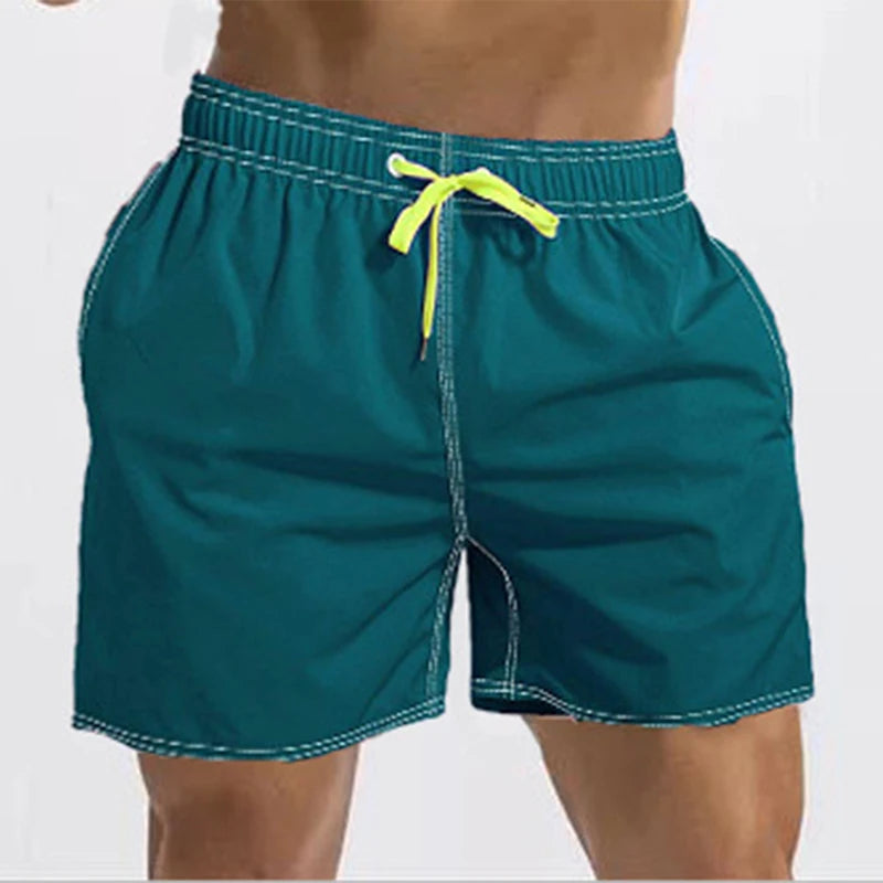 Men's Swim Shorts Summer Colorful Swimwear Man Swimsuit