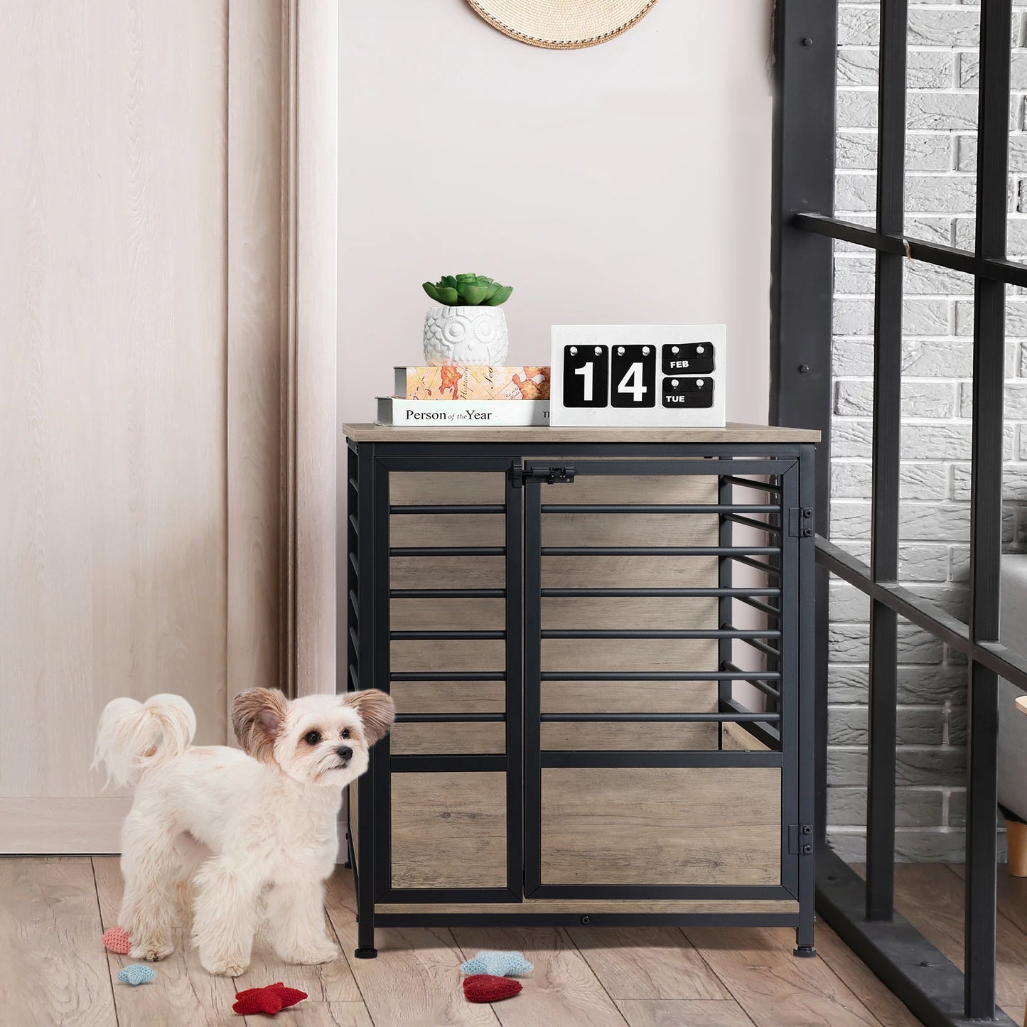 Small Heavy Duty Dog Cage Side End Table - S & R Enterprises