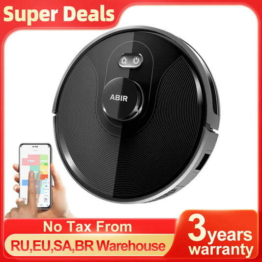 Robot Vacuum Cleaner ABIR X8 ,Laser System, UV Cleaning, TOF - S & R Enterprises